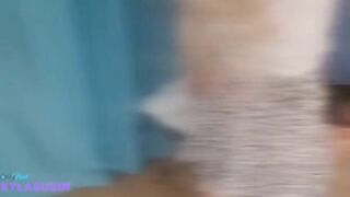 The man fucked the girl in doggy style on the chair