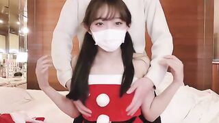 Amateur girlfriend in cute Hentai style gets fucked in embarrassing positions. Massive creampie