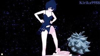 Secre Swallowtail(Nero) and Asta have deep sex on the beach at night