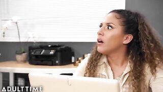 Accidental lesbian gangbang with the hottest all-girl interracial group sex orgy ever!