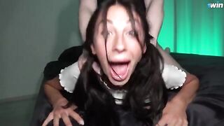 The girl is ready for all the extreme things you can imagine