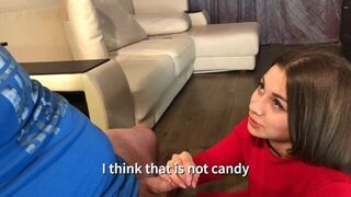 A cute couple has sex and the girl likes it like that very much