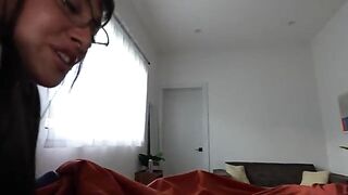 A girl came to her girlfriend for a sleepover, but things got steamy