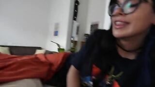 A girl came to her girlfriend for a sleepover, but things got steamy