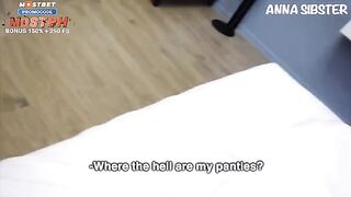 The hot maid showed her passionate side in the hotel room