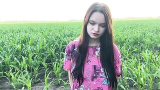 A farmer can only give a field, but a man gave something else to the girl in the cornfield