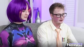 Pretty space girls also love to lick pussies