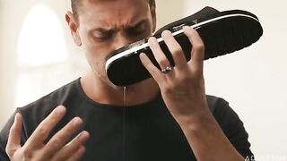 A girl knows how to make a beautiful blowjob and look soulfully