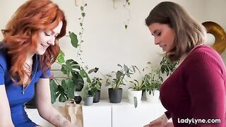A man supports his girlfriend with a foot fetish in threesomes