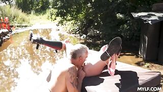 A girl in a skirt can distract you from anything