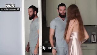 A masseur made the squirting orgasm with a hot Russian girl