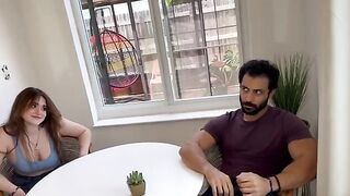 Masseur makes a deal with his client, a stepdad, in a steamy session