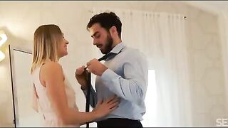 Feel how I move my hips while fucking on the bed