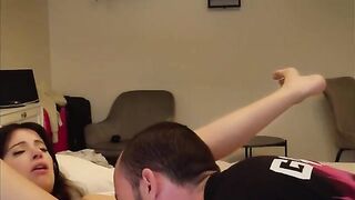 A couple enjoy romantic sex with each other in a passionate session