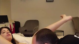 A couple enjoy romantic sex with each other in a passionate session