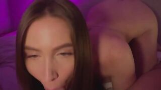 A girl has an unrestricted access to a big dick of her roommate in this steamy POV video