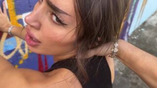 A girl cannot prevent being taken by a stranger in this intense scene