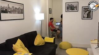 The girl is going crazy, even though they have just started to see each other