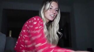 The blonde step sister gently succumbs to her bro’s dominance