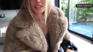 A hot woman is bouncing on a big dick, and it’s slipping out