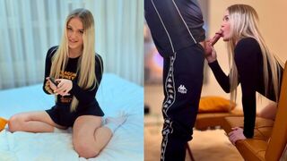 A beautiful girl agreed to have sex because of a bet with her stepbrother
