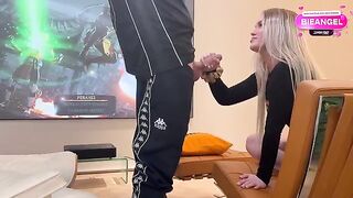 A beautiful girl agreed to have sex because of a bet with her stepbrother