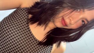 This petite Filipino beauty is ready to get naked and enjoy herself