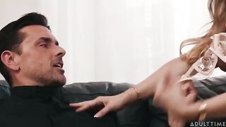 You can turn it up louder in the back, a steamy scene unfolds on the couch