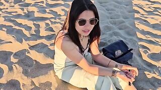 An empty beach isn't the best place for intimacy