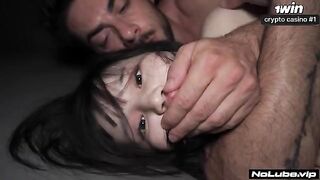 A cute girl was fucked hard, her loud moans making him more excited