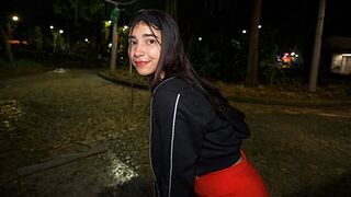 A girl with an appetizing ass gets a hard cock in her hole