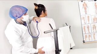 The man gave his place to another guy with the doctor and wife