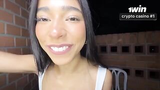 The girl has no lube, but she is looking for a dick