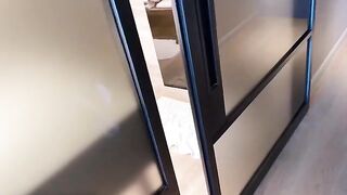 The blonde wants to be fucked hard by her employee Teddy Tarantino