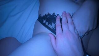 Our parents left, so we stayed behind and are having fun in this steamy xxx scene