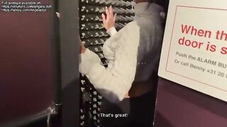 A sexy girl has sex with a stranger and gets cum in her mouth