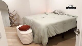 A girl catches her best friend's boyfriend with her boobs out