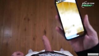 A sweet girl was caught and fucked at home in a steamy scene
