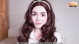 The girl was turned into a sex doll and fucked hard by her owner