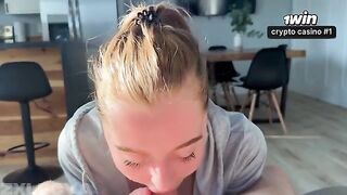 A modest girl strips down to the last thread, driving her partner wild