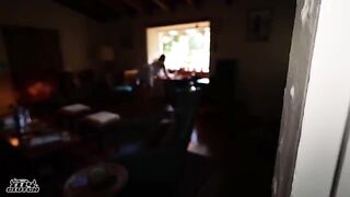 While grandparents are away, we enjoy each other in the bedroom, having a blast