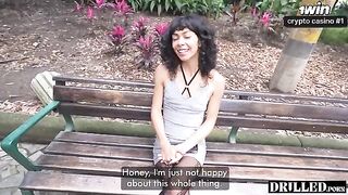 A girl with big natural tits gets fucked hard and deep