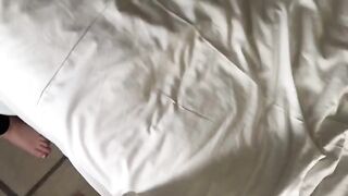 The nurse checks the man’s pulse and gets intimate