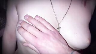 The right size - it will get hard, a spicy downblouse scene