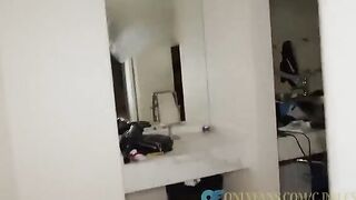 Two girls shared the big dick of a lucky guy