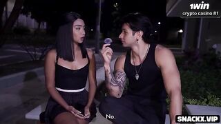 Perfect body Latina gets fucked hard outdoors, it’s now or never
