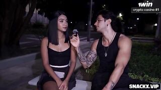Perfect body Latina gets fucked hard outdoors, it’s now or never