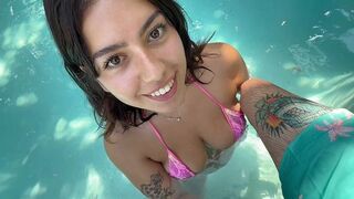 Can I give you a blowjob right here? Do you mind? (HD)