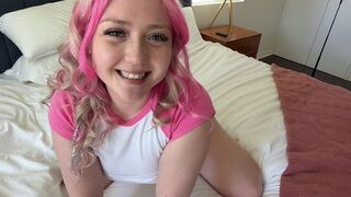 A hot stepdaughter has wet panties and dirty thoughts in this steamy scene
