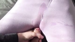I rub my wet clitoris with my thumb in HD